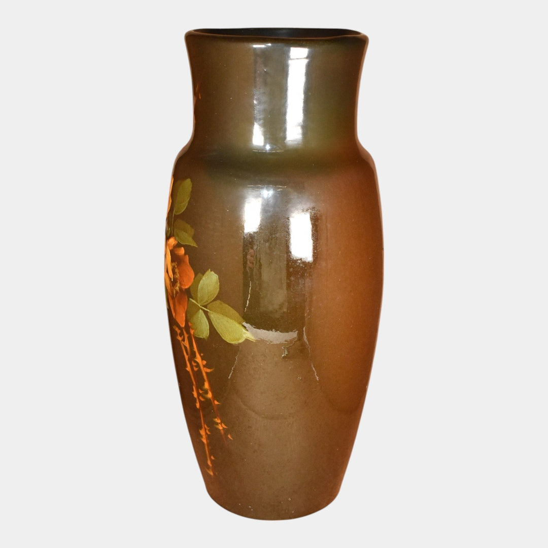 McCoy Loy Nel Art Vintage Art Pottery Standard Glaze Tall Ceramic Vase