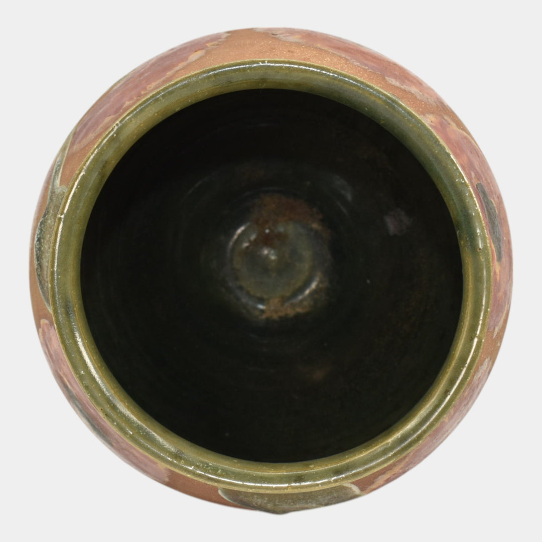 Mark Sucharski Luna Star Van Briggle Pottery Hand Painted Poppy Vase - Just Art Pottery