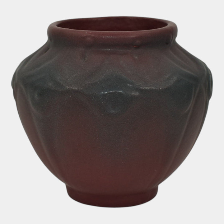 Van Briggle 1920s Vintage Arts And Crafts Pottery Mulberry Ceramic Vase 654 - Just Art Pottery