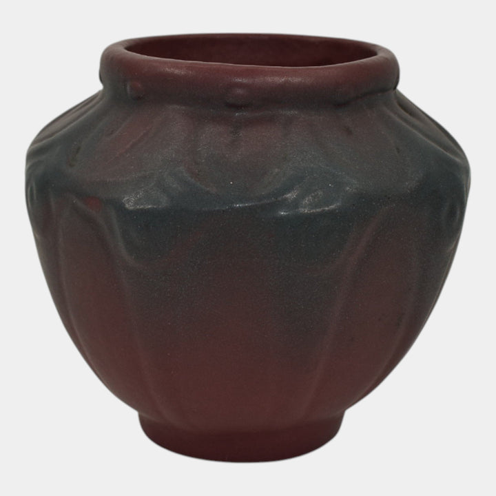 Van Briggle 1920s Vintage Arts And Crafts Pottery Mulberry Ceramic Vase 654 - Just Art Pottery