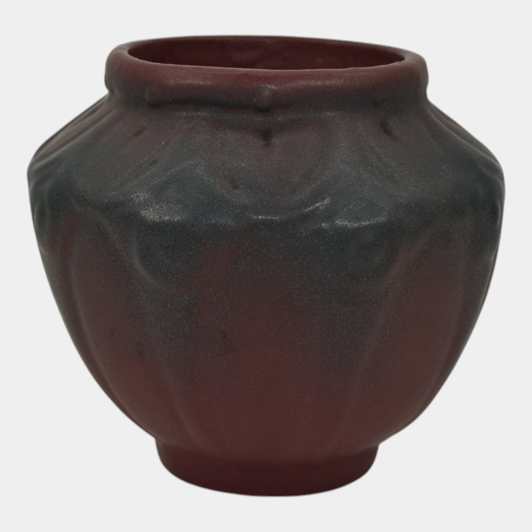 Van Briggle 1920s Vintage Arts And Crafts Pottery Mulberry Ceramic Vase 654 - Just Art Pottery