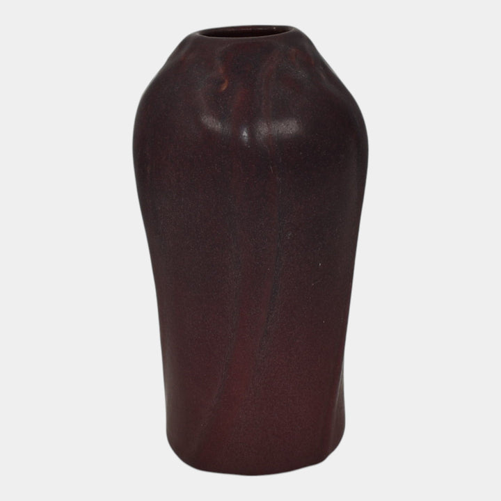 Van Briggle 1910s Vintage Arts And Crafts Pottery Mulberry Ceramic Vase 833 - Just Art Pottery