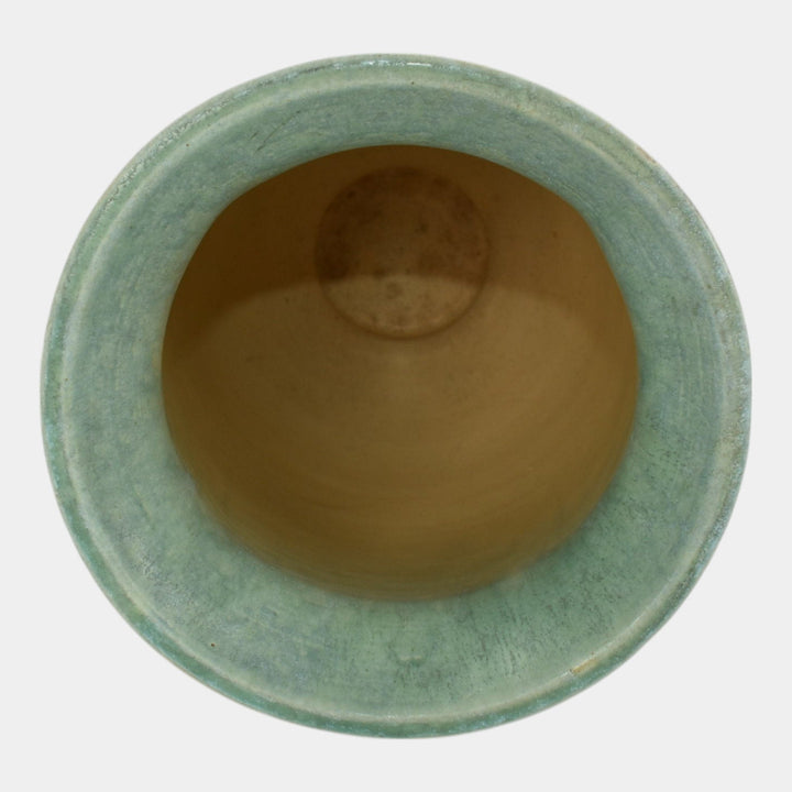 Roseville Topeo Blue Green 1934 Vintage Art Deco Pottery Ceramic Vase 663-10