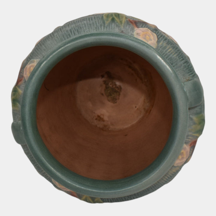 Roseville Cherry Blossom Pink 1933 Vintage Art Deco Pottery Ceramic Vase 623-7 - Just Art Pottery