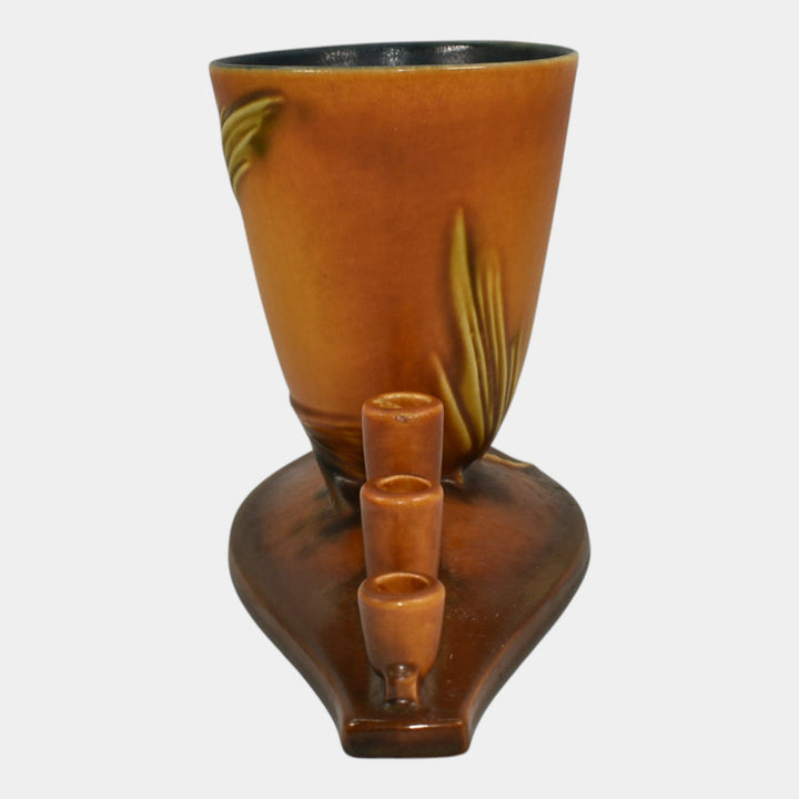 Roseville Pine Cone Brown 1936 Vintage Art Deco Pottery Ceramic Centerpiece 324