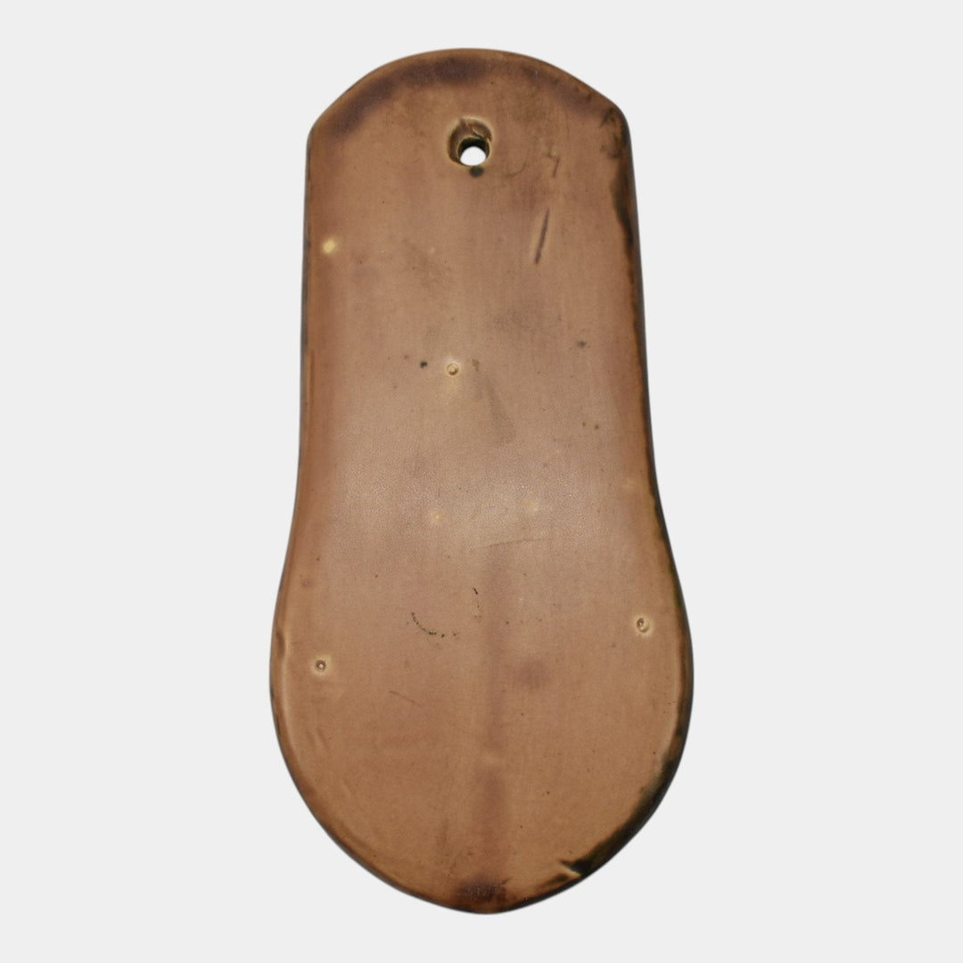 Roseville Imperial I Brown 1921 Vintage Art Pottery Ceramic Wall Pocket 1223-10 - Just Art Pottery