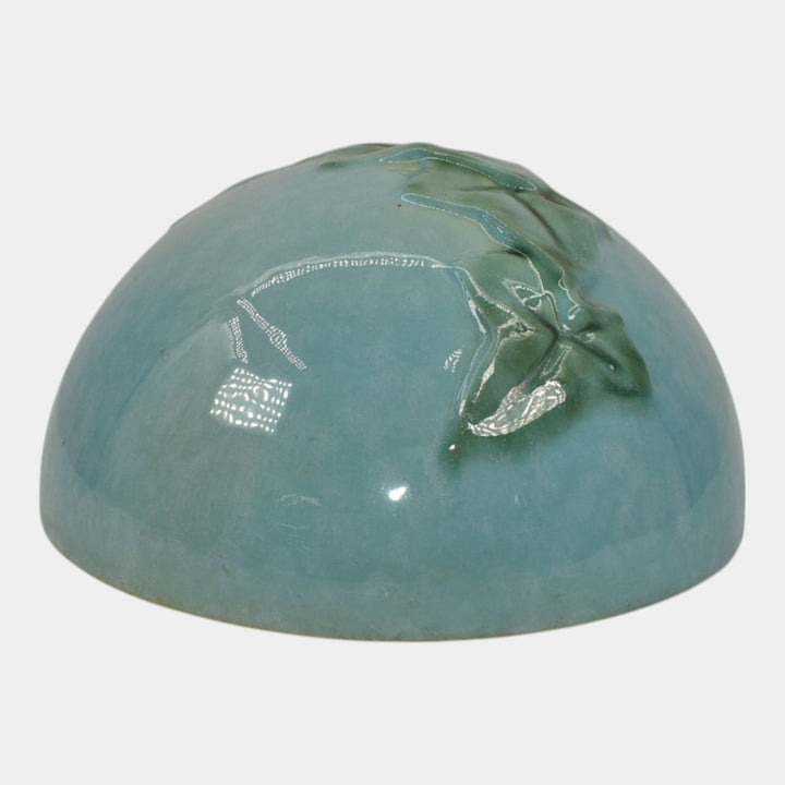 Roseville Wincraft Blue 1948 Mid Century Modern Art Pottery Wall Pocket 267-5 - Just Art Pottery