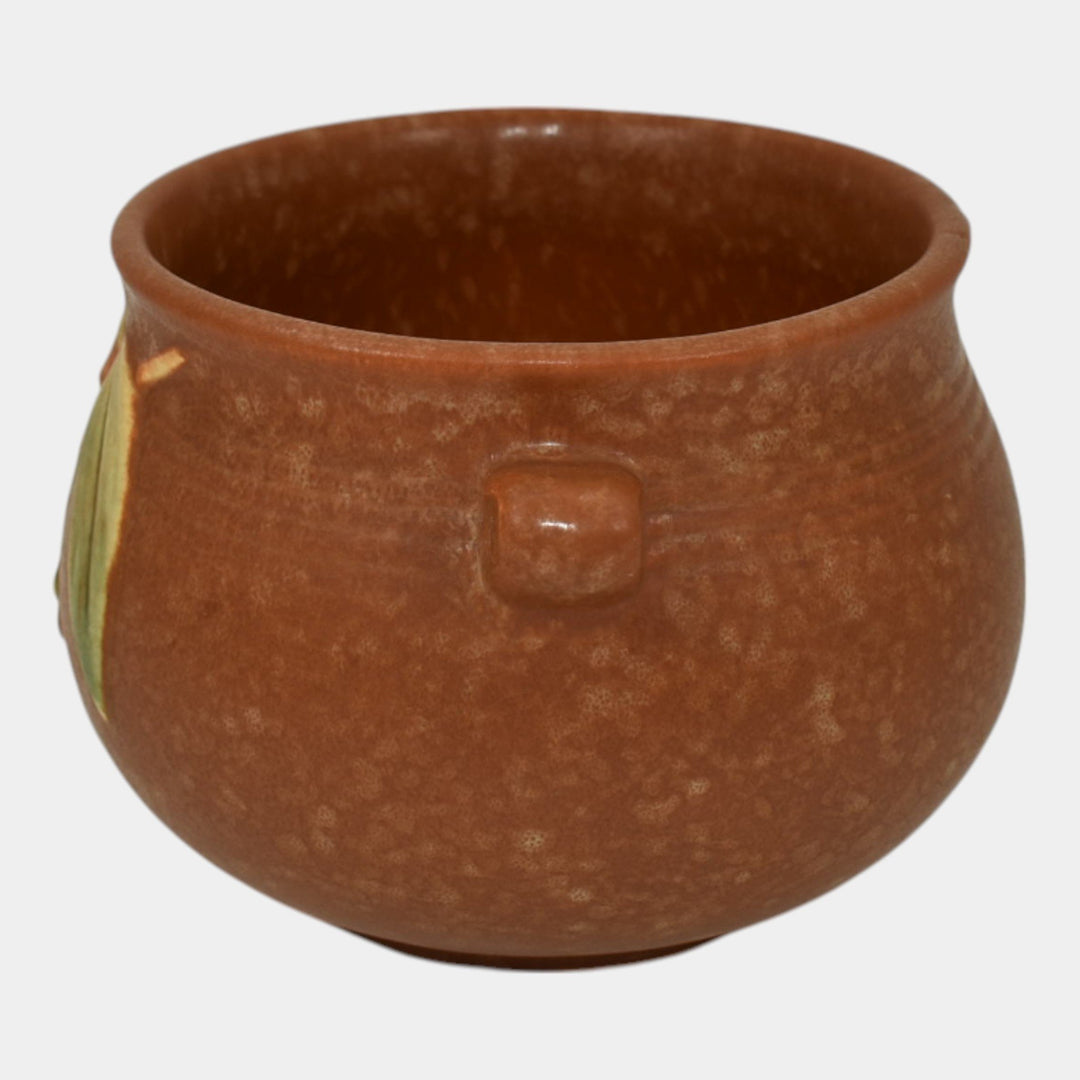 Weller Cornish 1933 Vintage Art Deco Pottery Brown Ceramic Jardiniere Planter