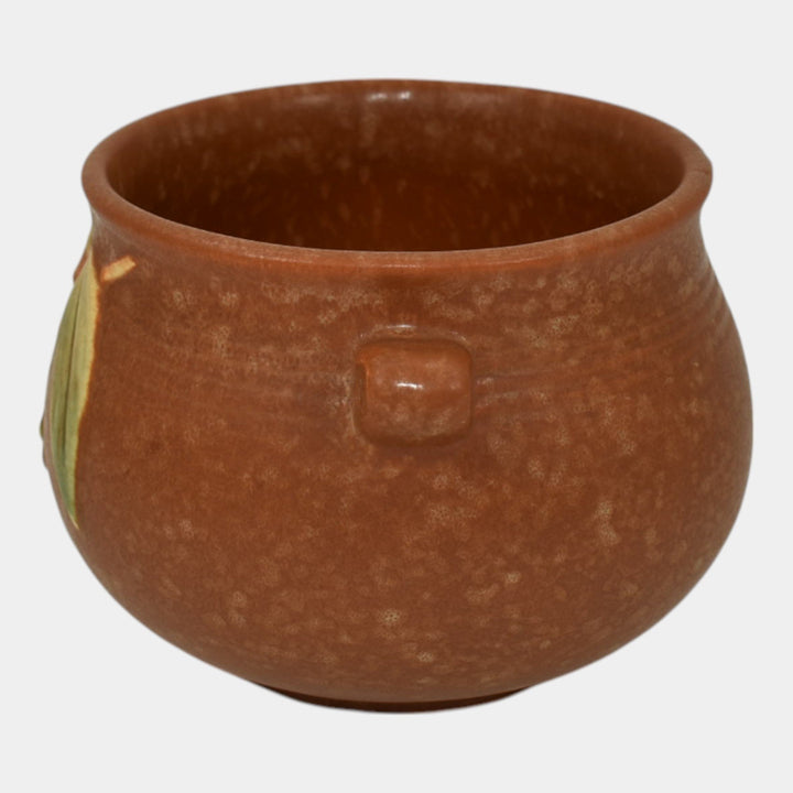 Weller Cornish 1933 Vintage Art Deco Pottery Brown Ceramic Jardiniere Planter