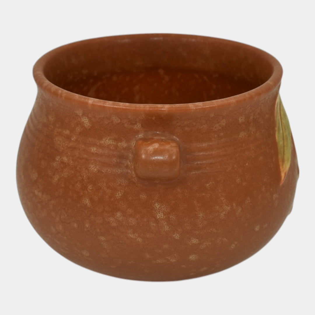 Weller Cornish 1933 Vintage Art Deco Pottery Brown Ceramic Jardiniere Planter