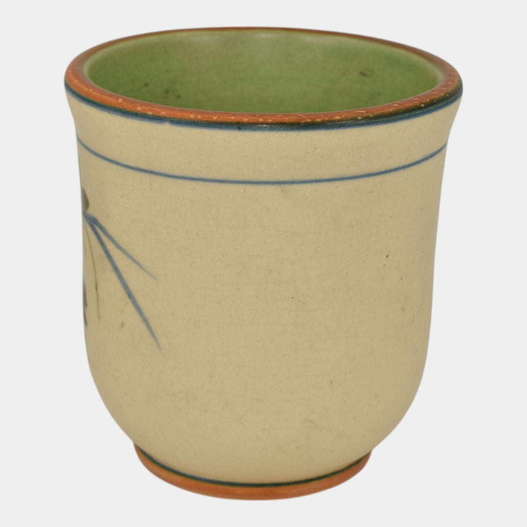 Weller Bonito 1927-33 Vintage Art Pottery Hand Painted Floral Ceramic Vase - Just Art Pottery