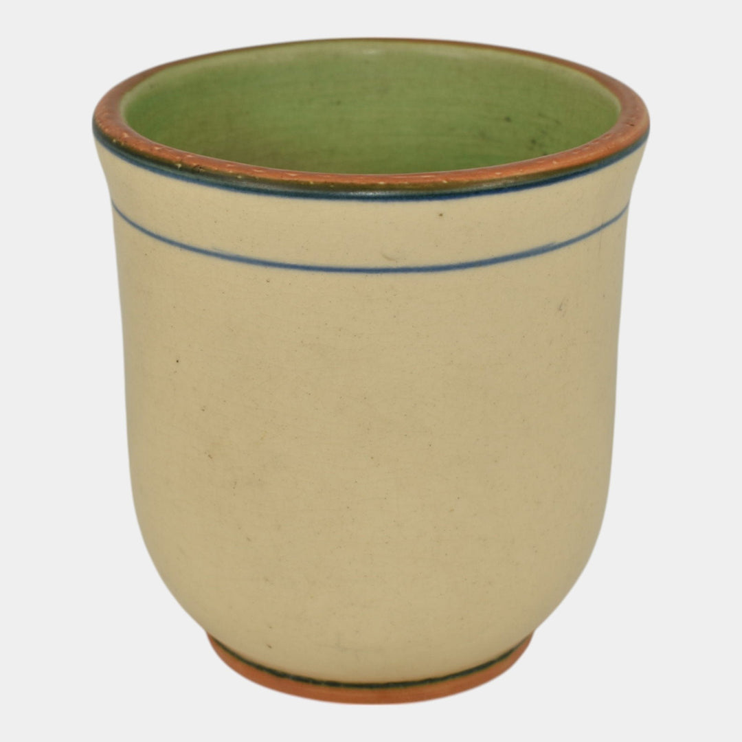 Weller Bonito 1927-33 Vintage Art Pottery Hand Painted Floral Ceramic Vase - Just Art Pottery