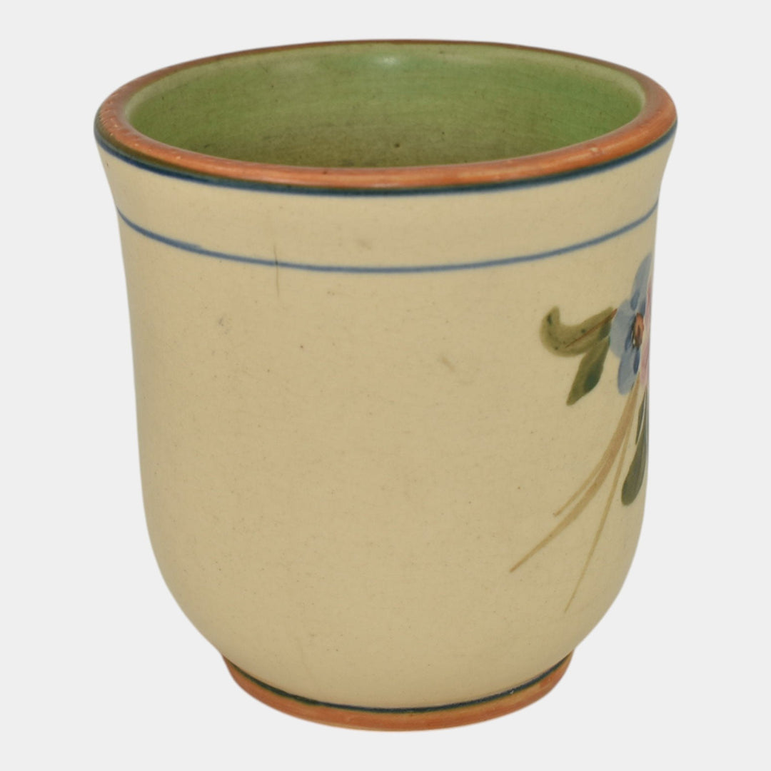 Weller Bonito 1927-33 Vintage Art Pottery Hand Painted Floral Ceramic Vase - Just Art Pottery