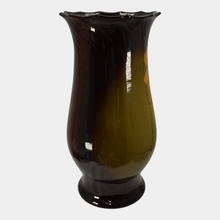 Roseville Rozane 1900s Art Pottery Standard Glaze Tall Ceramic Floor Vase 910