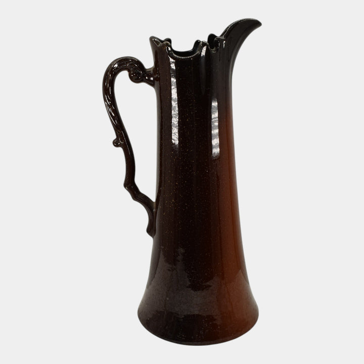 Roseville Rozane 1900s Art Pottery Standard Glaze Cherries Ceramic Ewer