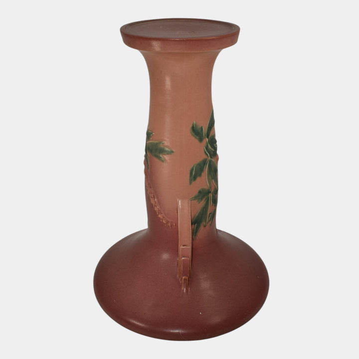 Roseville Bleeding Heart Pink 1940 Pottery Pedestal For Jardiniere 651-10 - Just Art Pottery