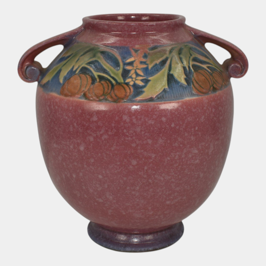 Roseville Baneda Pink 1932 Vintage Arts And Crafts Pottery Ceramic Vase 595-8