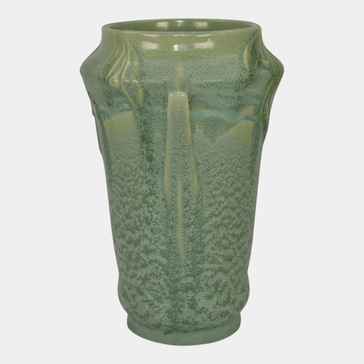 Roseville Velmoss II Green 1935 Vintage Art Deco Pottery Ceramic Vase 718-8