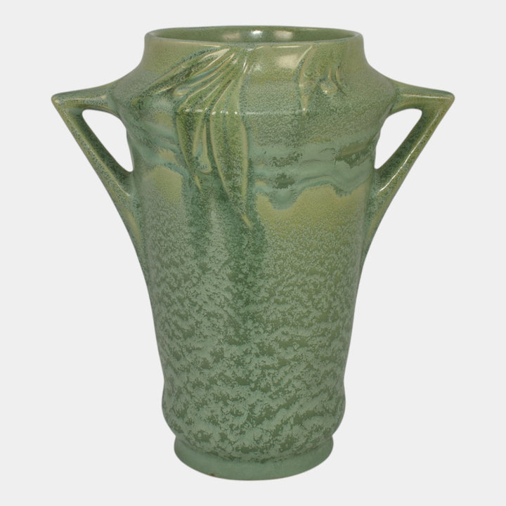 Roseville Velmoss II Green 1935 Vintage Art Deco Pottery Ceramic Vase 718-8