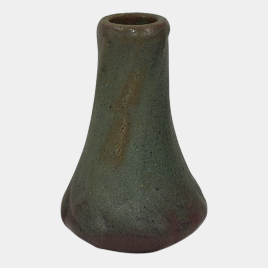 Van Briggle 1907-12 Vintage Arts And Crafts Pottery Green Purple Vase 611
