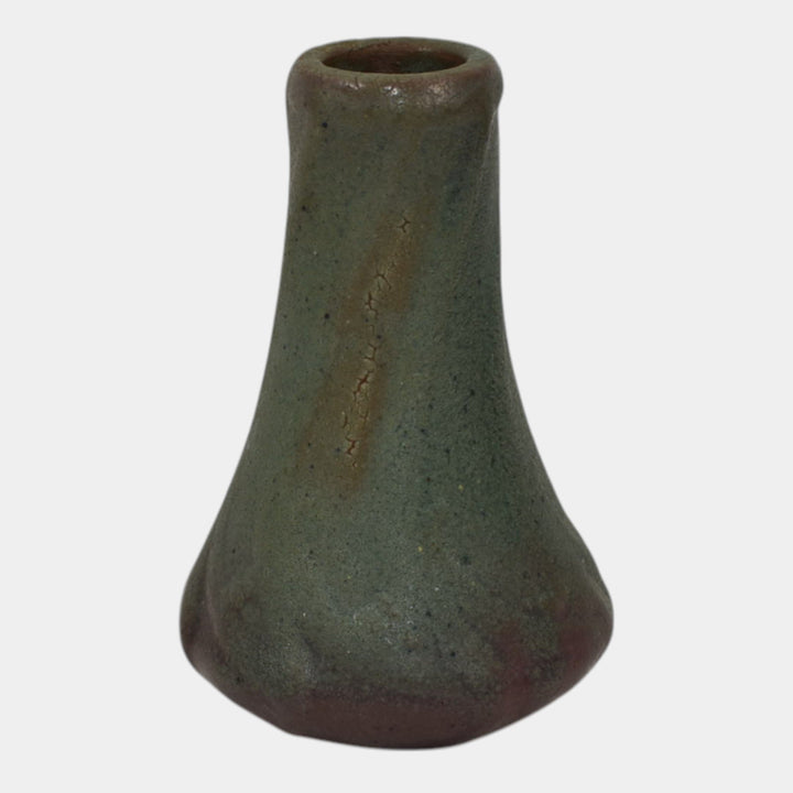 Van Briggle 1907-12 Vintage Arts And Crafts Pottery Green Purple Vase 611
