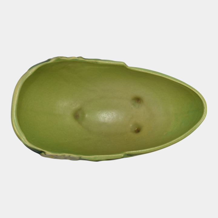 Roseville Pottery Mock Orange Green 1950 Mid Century Modern Planter 957-8
