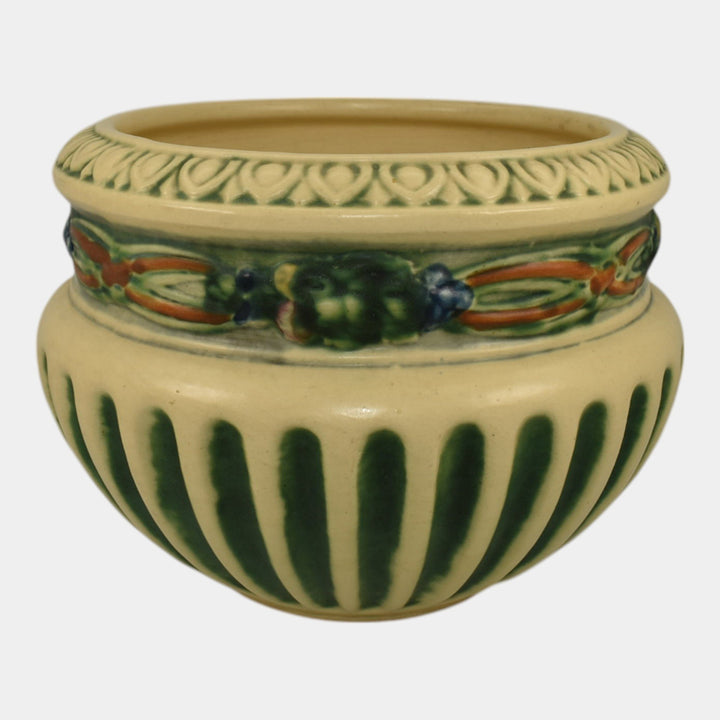 Roseville Corinthian 1923 Vintage Art Pottery Ceramic Jardiniere Planter 601-7