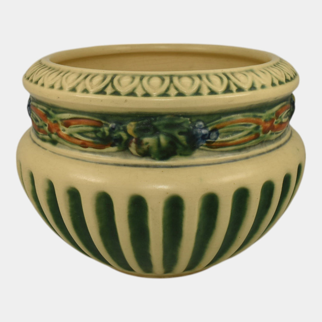 Roseville Corinthian 1923 Vintage Art Pottery Ceramic Jardiniere Planter 601-7