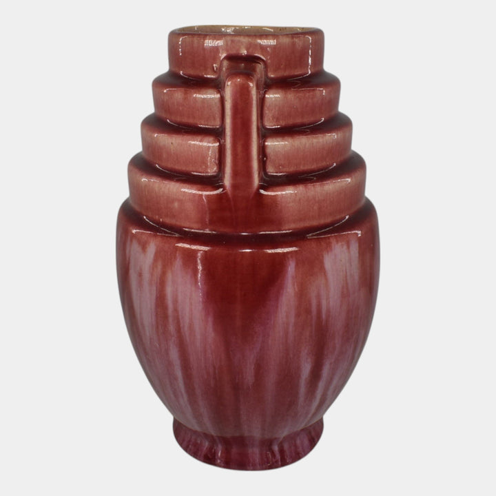 Brush McCoy Kolorkraft Mid Century Modern Art Pottery Pink Ceramic Vase 159