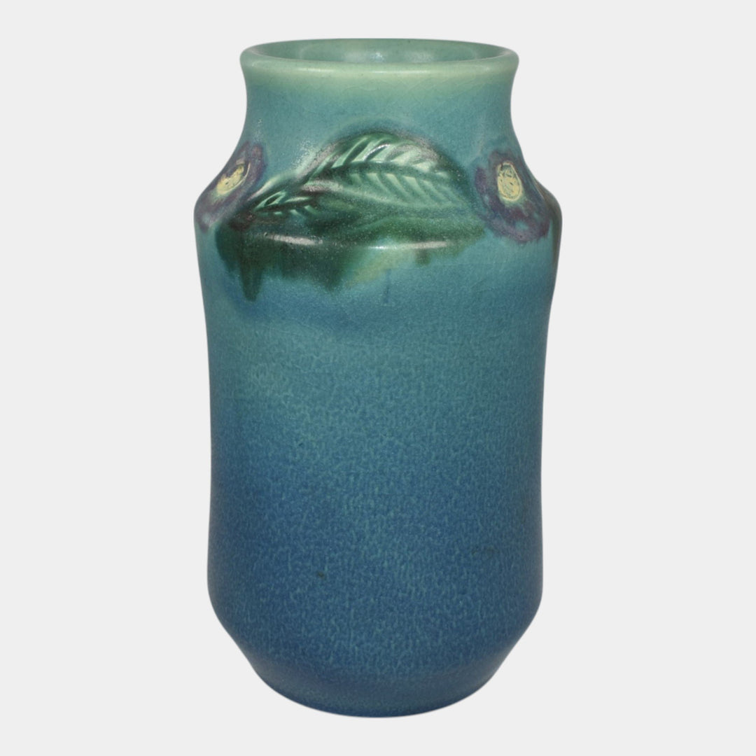 Rookwood 1915 Vintage Art Pottery Blue Ceramic Flower Vase 2120 Todd