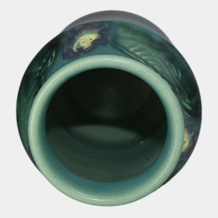 Rookwood 1915 Vintage Art Pottery Blue Ceramic Flower Vase 2120 Todd