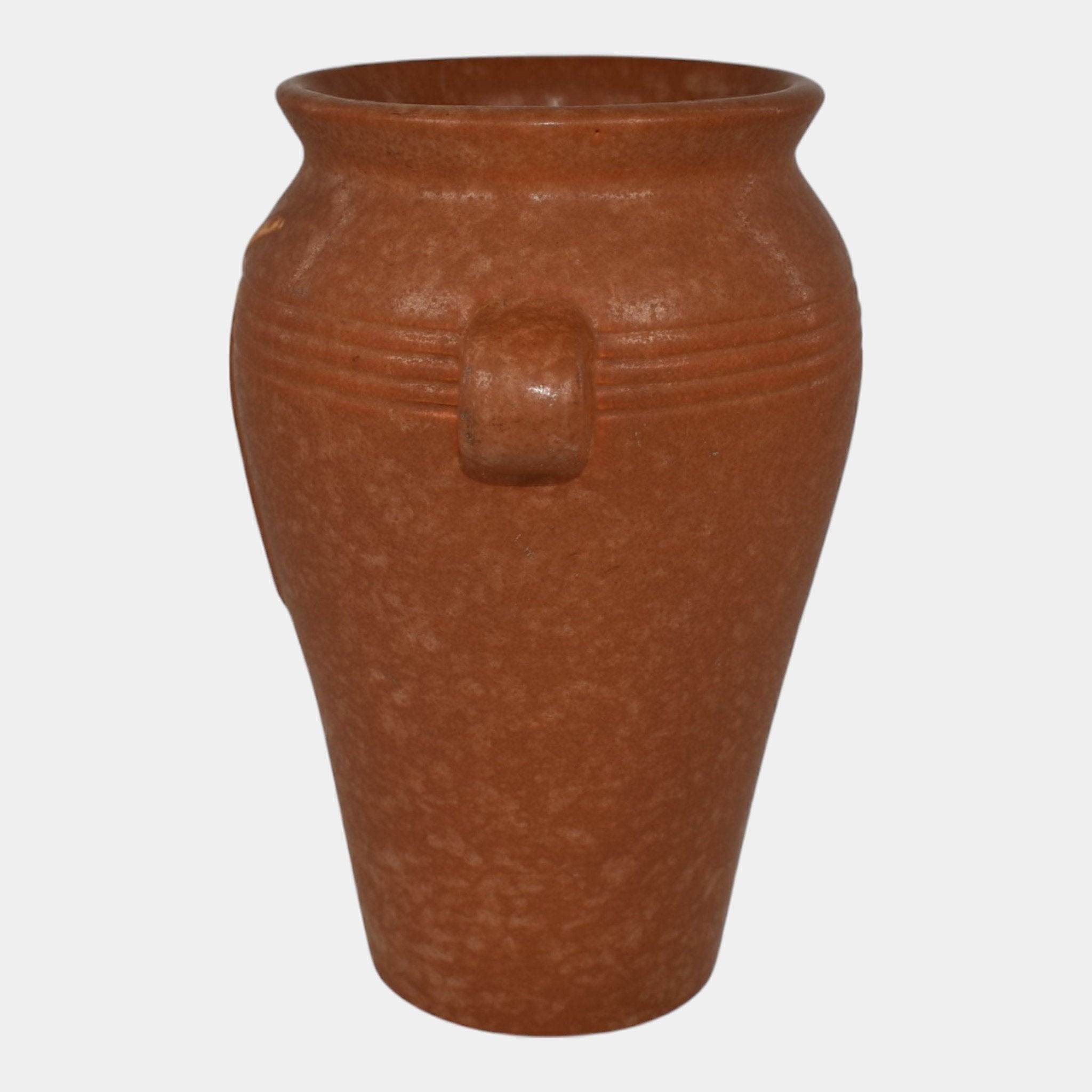 Weller Cornish 1933 Vintage Art Deco Pottery Brown Handled Ceramic