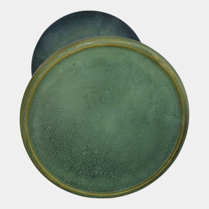 Roseville Pottery Baneda 1932 Green Art And Crafts Jardiniere Pedestal 626-10