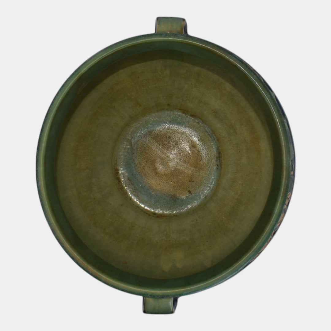 Roseville Pottery Baneda 1932 Green Art And Crafts Jardiniere Pedestal 626-10