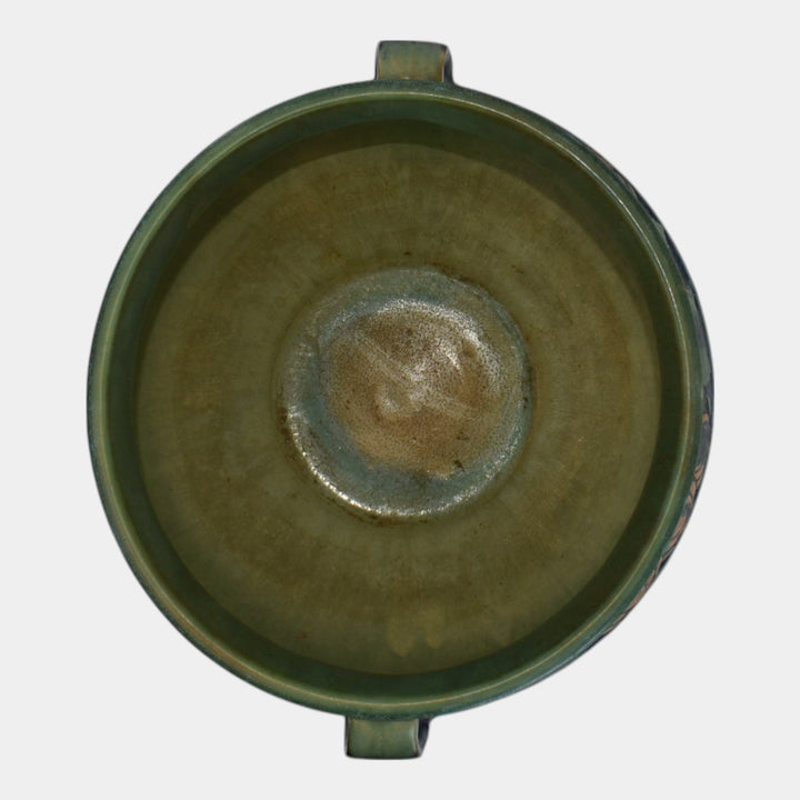 Roseville Pottery Baneda 1932 Green Art And Crafts Jardiniere Pedestal 626-10