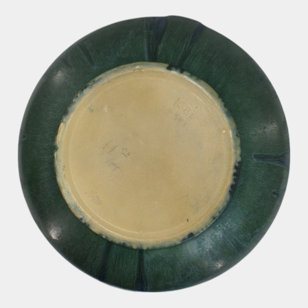 Roseville Pottery Baneda 1932 Green Art And Crafts Jardiniere Pedestal 626-10