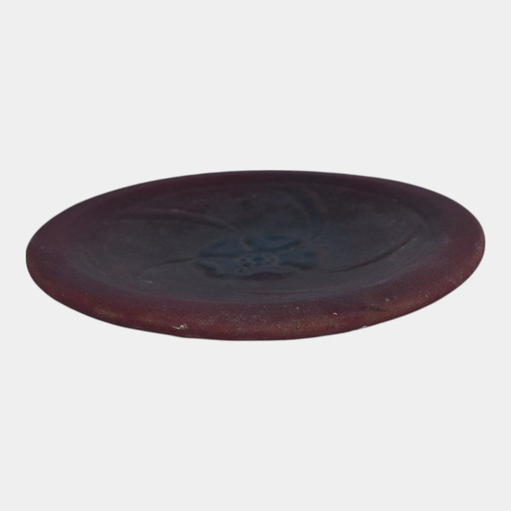 Van Briggle 1907-12 Vintage Art Pottery Purple Plate 16