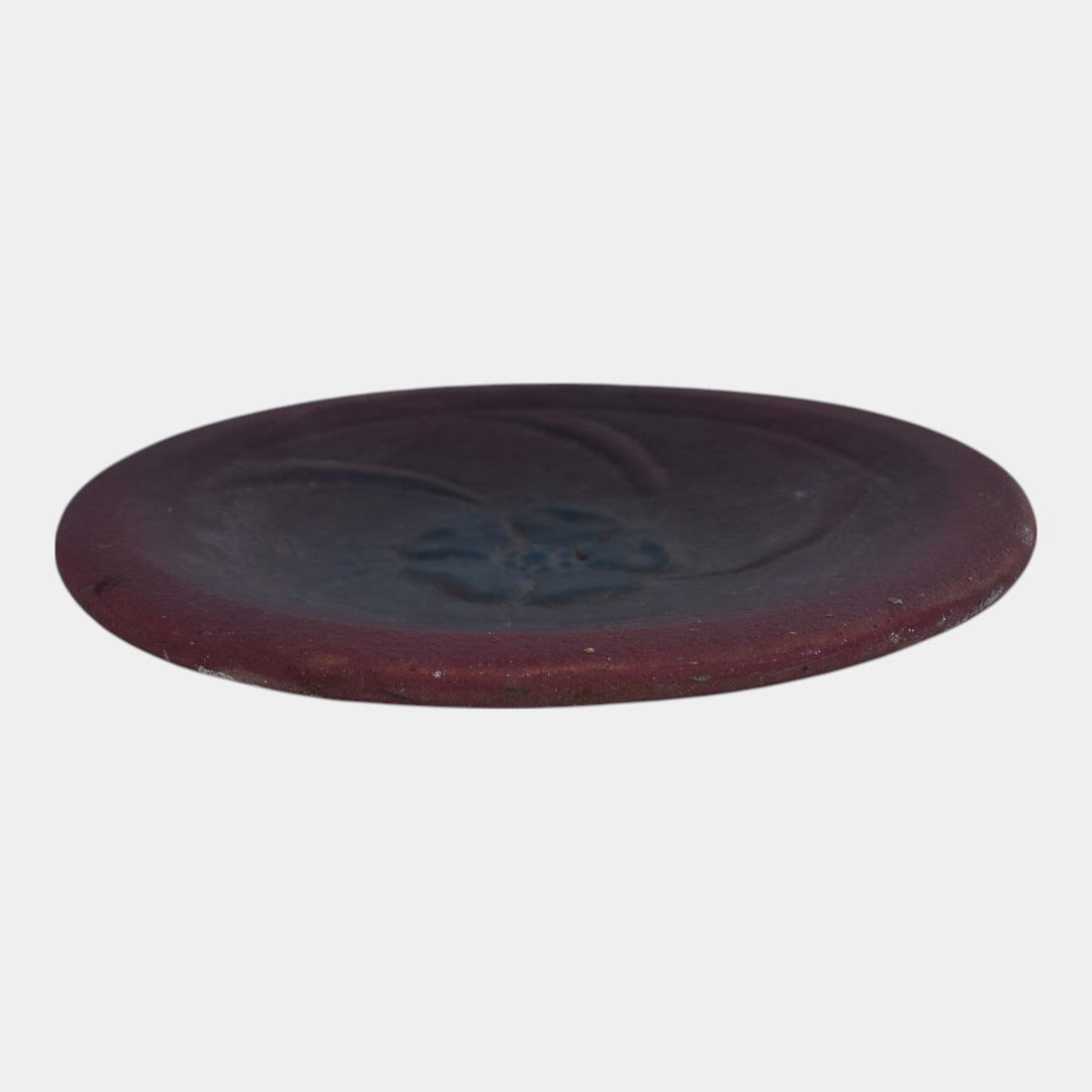 Van Briggle 1907-12 Vintage Art Pottery Purple Plate 16