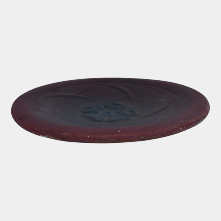 Van Briggle 1907-12 Vintage Art Pottery Purple Plate 16