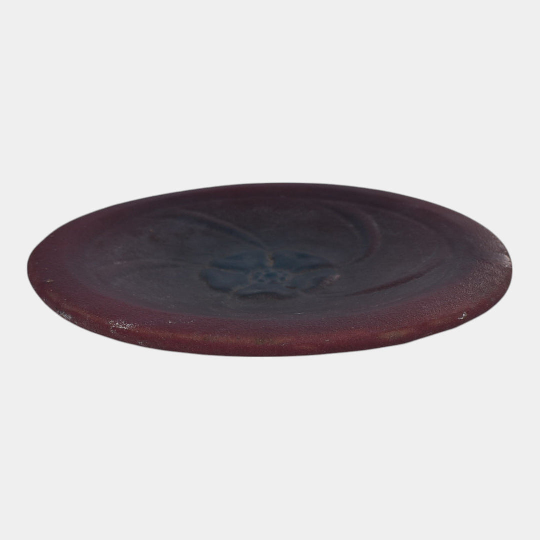 Van Briggle 1907-12 Vintage Art Pottery Purple Plate 16