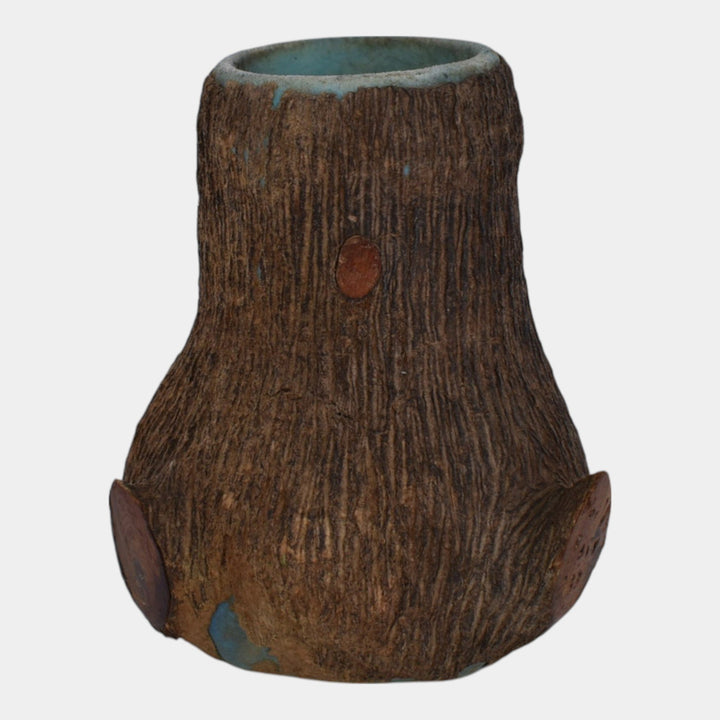 Van Briggle 1933 Vintage Art Pottery Chicago Worlds Fair Tree Bark Vase 645