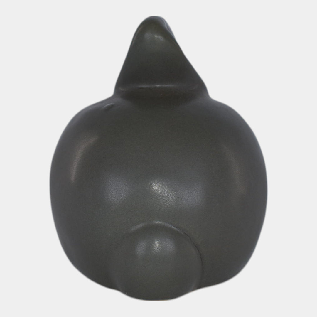 Van Briggle Art Pottery Gray Bunny Rabbit Ceramic Paperweight