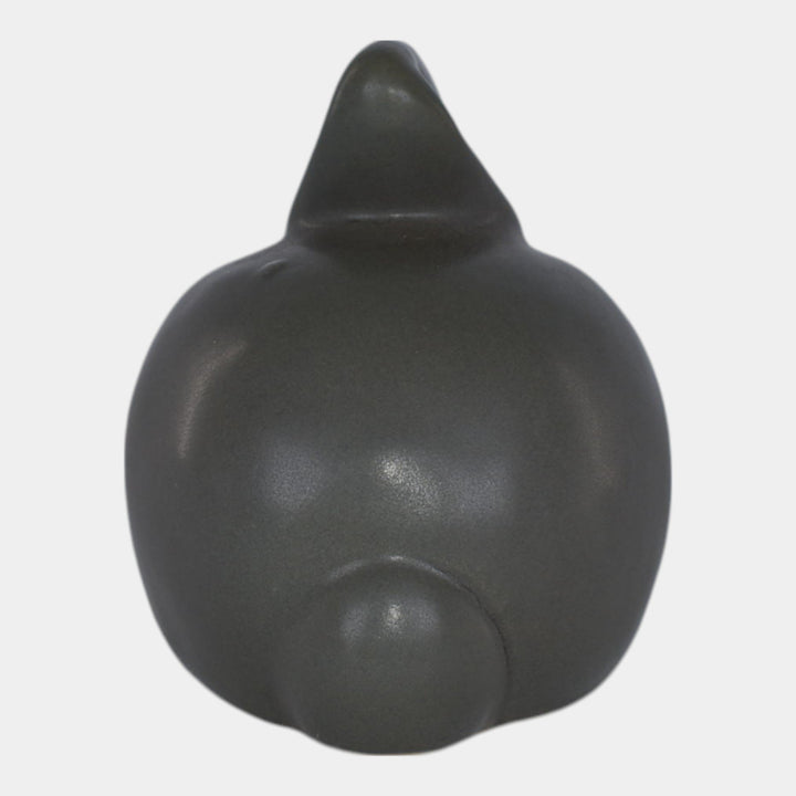 Van Briggle Art Pottery Gray Bunny Rabbit Ceramic Paperweight