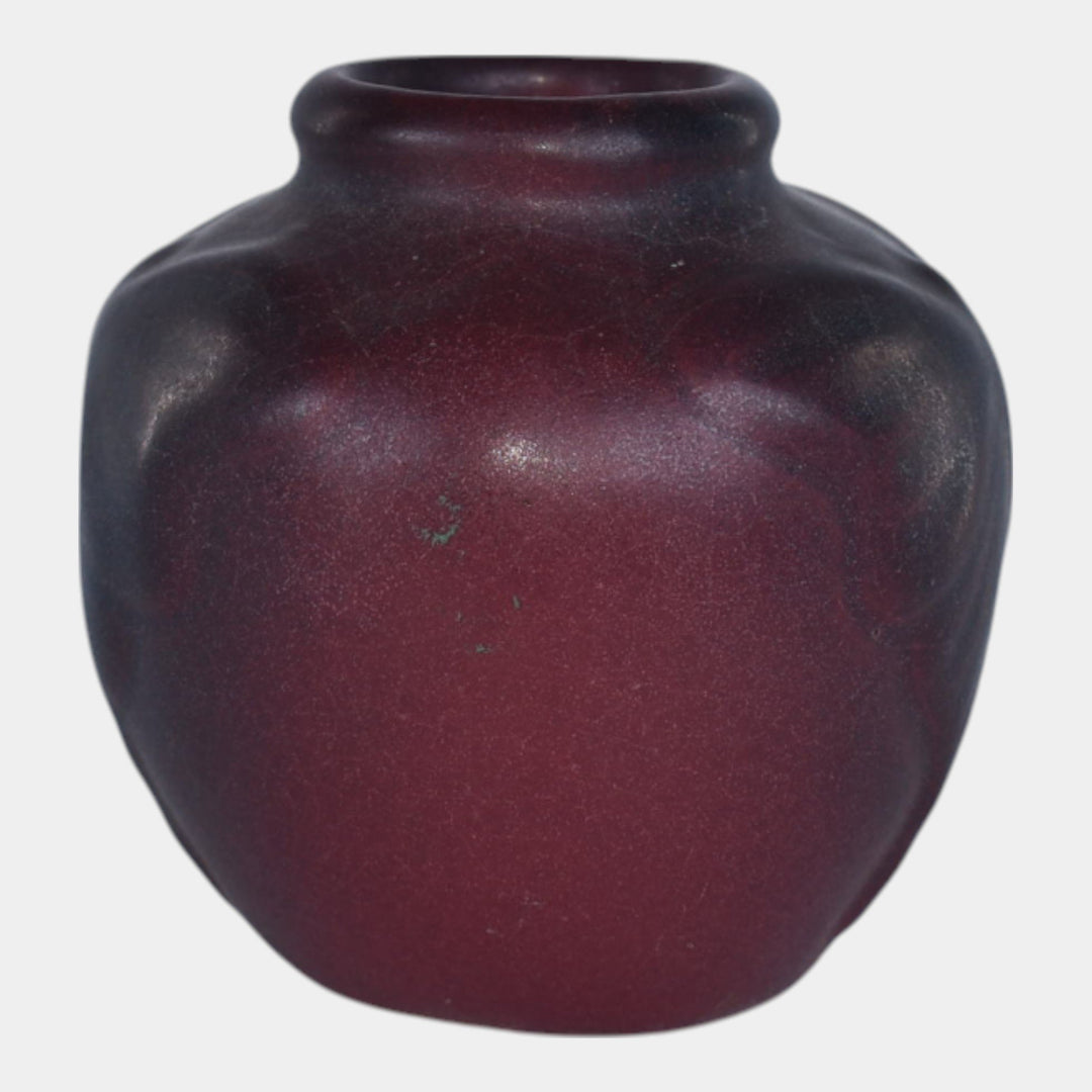 Van Briggle 1921 Arts And Crafts Pottery Mulberry Butterfly Vase 688