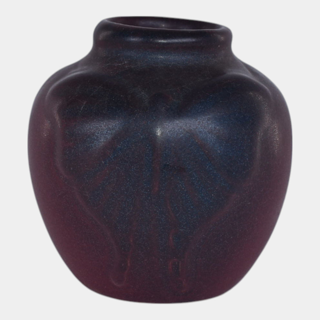 Van Briggle 1921 Arts And Crafts Pottery Mulberry Butterfly Vase 688