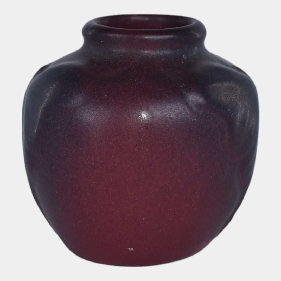 Van Briggle 1921 Arts And Crafts Pottery Mulberry Butterfly Vase 688