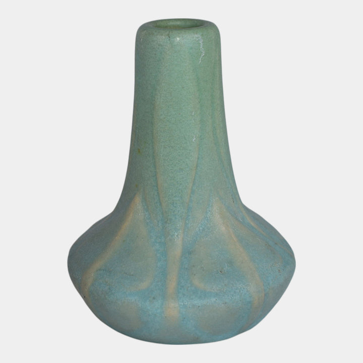 Van Briggle c1903 Arts And Crafts Pottery Blue Vase 104