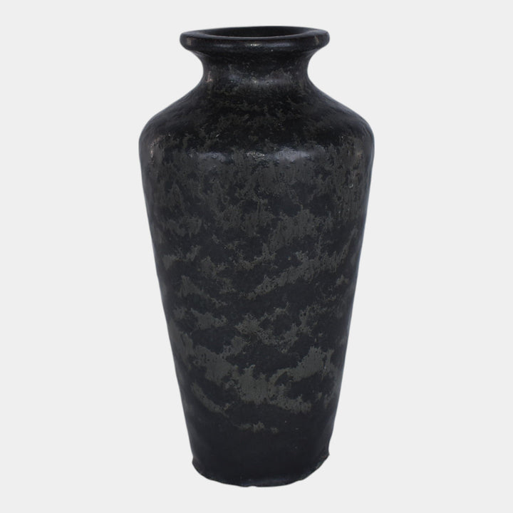 Van Briggle 1907 Hand Thrown Arts And Crafts Pottery Black Mottled Vase
