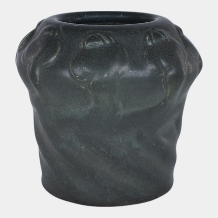 Van Briggle 1902 Arts And Crafts Pottery Poppy Seed Pods Green Vase 21