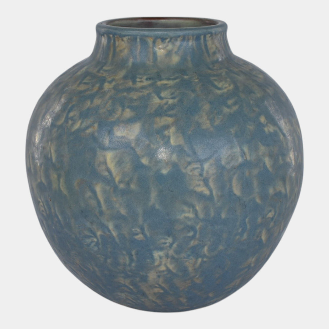 Peters and Reed Landsun Vintage Arts And Crafts Pottery Blue Vase
